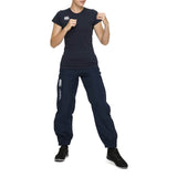 CCC Womens Stadium Cuffed Track Pants Navy