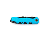 Whitby Lock Knife Blue Aluminium