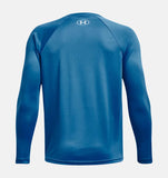 UA Boys Tee LS Tech Hybrid Print 466