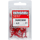 Wasabi Suicide Hook Medium Red