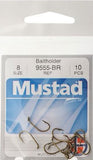 Mustad Baitholder Hooks 10pk