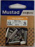 Mustad Demon DLT13 Oval Aluminium Sleeve