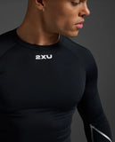 2XU Mens Core Compression Top L/S Blk