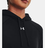 UA Womens Top Rival Fleece Hoodie (002)