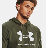 UA Mens Hoodie Rival Fleece Logo (390)