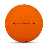 Wilson Duo 25 Soft Golf Ball Orange Sleeve
