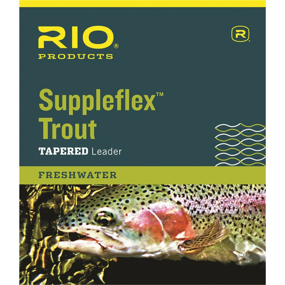 Rio Fly Fishing Suppleflex Tapered Leader 12ft