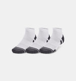 UA Unisex Socks Low Cut Performance 3pk 100