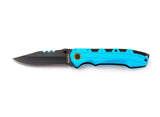 Whitby Lock Knife Blue Aluminium