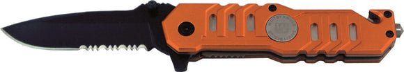 Whitby Safety Pocket Knife Orange 4.5