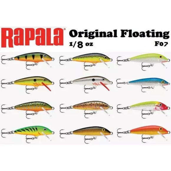 Rapala Fishing Lure Origianal Floating F07