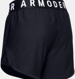 UA Womens Play Up Shorts 5 in Black