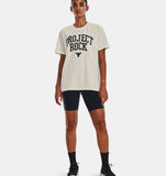 UA Womens Tee PJt Rock Hwt Campus