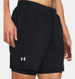 UA Mens Shorts Launch 7in 2n1 001