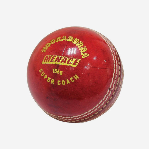 Super Coach Cricket Ball Menace 4pce 156g