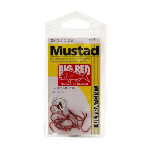 Mustad Big Red Hook Ultra Point Suicide