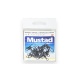 Mustad Barrel Swivel/Interlock Snap 6pk