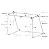 Outdoor Play Pro Steel Soccer Goal Set