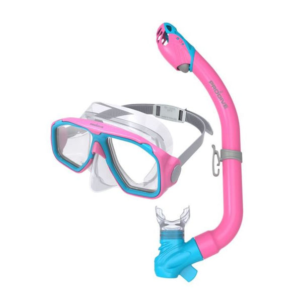 Pro-Dive Kids Mask Set Easy Vision Pink