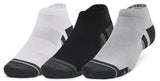 UA Unisex Socks Low Cut Performance 3pk 011