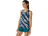 Asics Womens Tank Top Wild Camo (500)