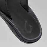 OluKai Mens Jandals Ohana Black