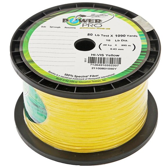 Shimano Power Pro Braid 80lb YLW