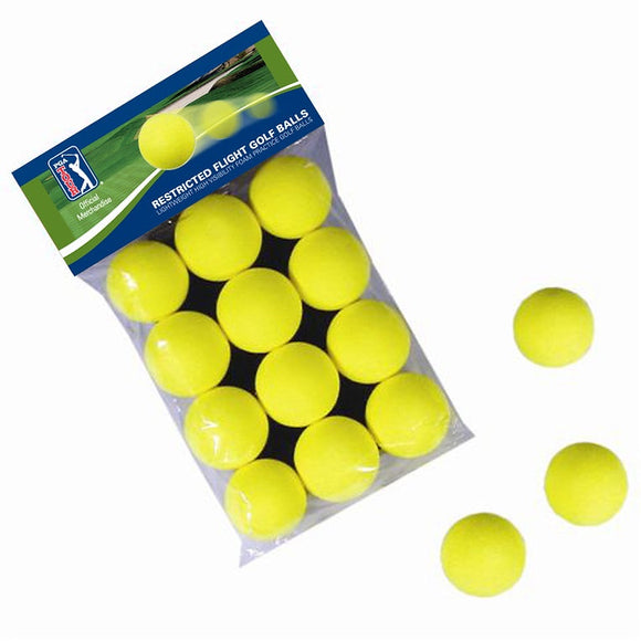 PGA Tour Yellow Foam Ball 12pk