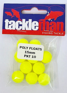 TM Poly Floats 15mm 10 Pkt