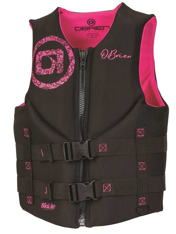 Obrien Womens Vest Traditional Pink