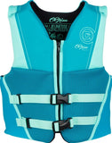 Obrien Youth Vest Hinge Aqua