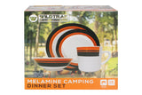 Wildtrak Camping Melamine Dinner Set 16pce