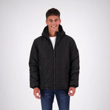 Cloke Mens Jacket Luxmore Puffer (Blk)