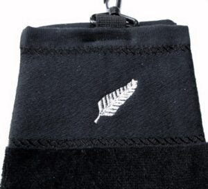 Jamka Golf Towel Silver Fern Embroided