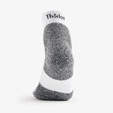 Thorlo Mens Lite Running Ankle Socks  Wht/Blk