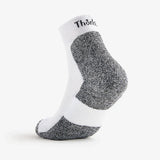 Thorlo Mens Lite Running Ankle Socks  Wht/Blk