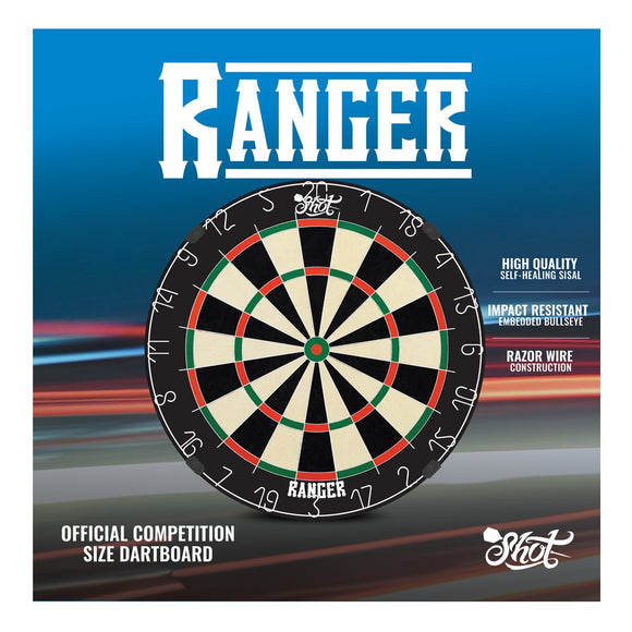 Shot Dartboard Ranger Bristle