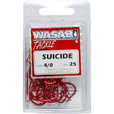 Wasabi Suicide Hook Medium Red