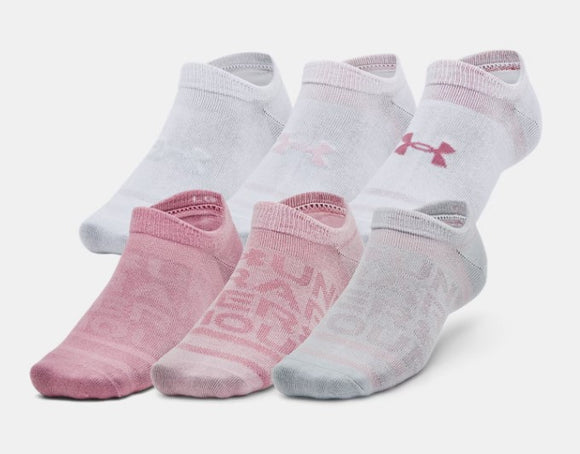 Unisex UA Socks Essential 6-Pack No-Show (697)