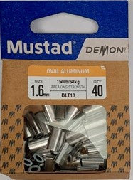 Mustad Demon DLT13 Oval Aluminium Sleeve