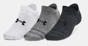 Unisex UA Socks Essential 3-Pack No-Show (025)