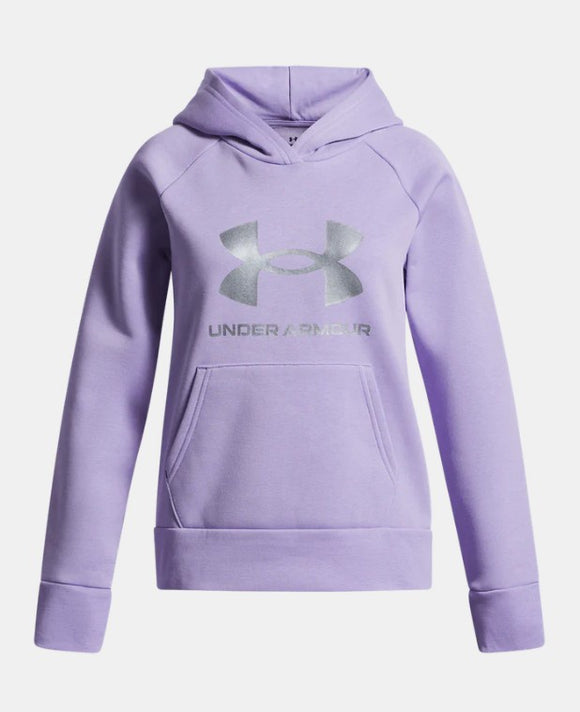 UA Girls Hoodie Rival Fleece Shimmer (538)
