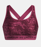 UA Womens Mid Crossback Sports Bra (659)