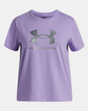 UA Girls Tee Rival Shimmer SS (538)