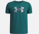 UA Boys Tee Pixel Logo (338)