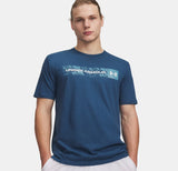 UA Mens Tee Camo Chest Stripe (498)