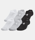UA Unisex Socks Essential 6 Pk Low (002)