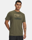 UA Mens Tee Boxed Sports SS (390)