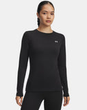 UA Womens Base 2.0 Crew L/S Top (002)