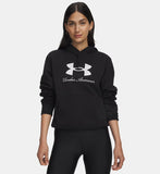 UA Womens Hoodie Rival Fleece Shimmer (008)